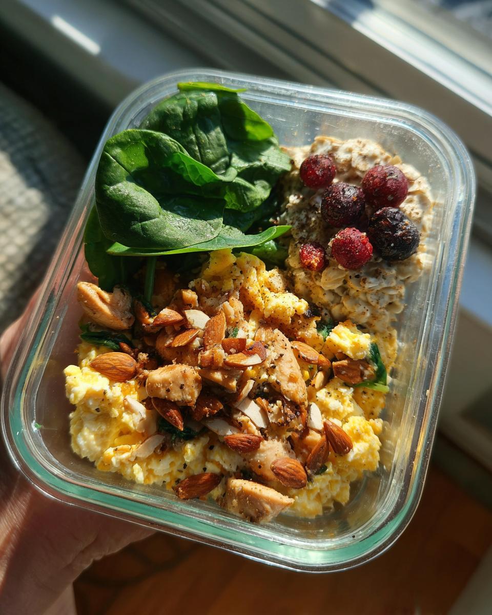 high protein breakfast meal prep ideas - detail 1