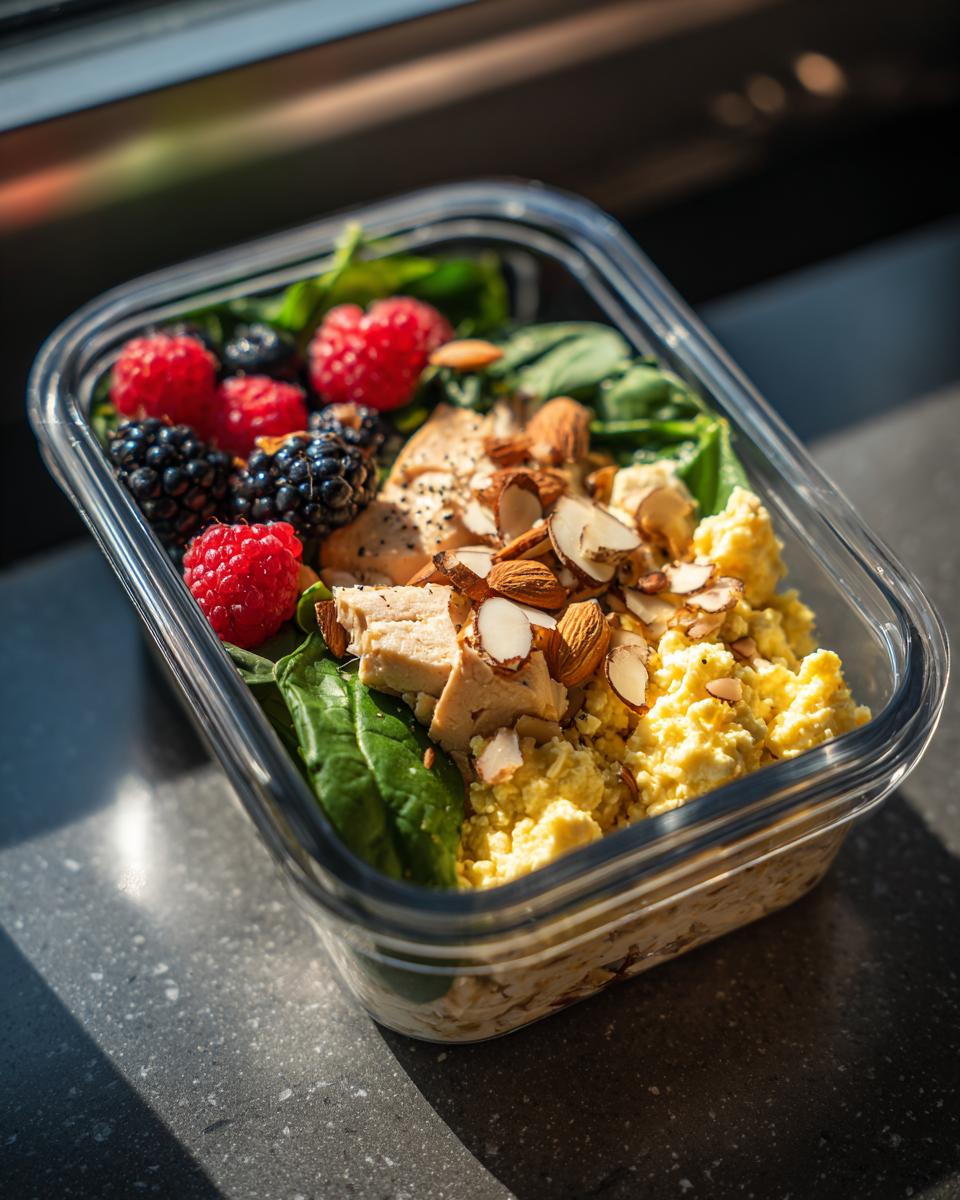 high protein breakfast meal prep ideas - detail 2