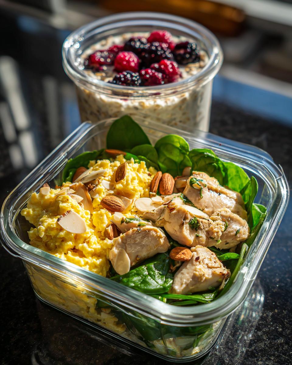 high protein breakfast meal prep ideas - detail 4